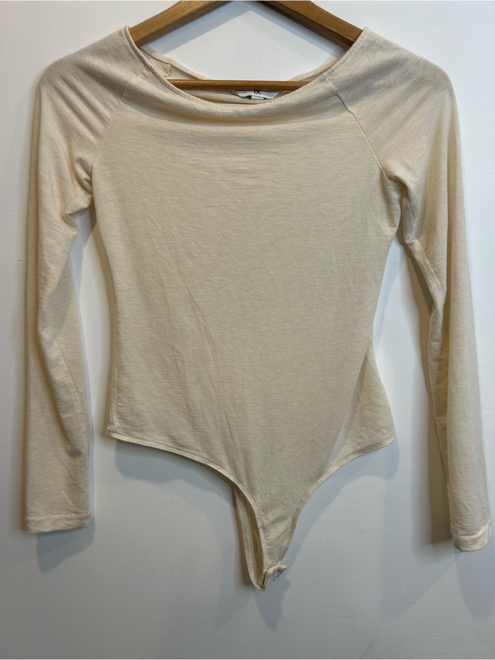 Banana Republic Heritage Long Sleeve Bodysuit Cream